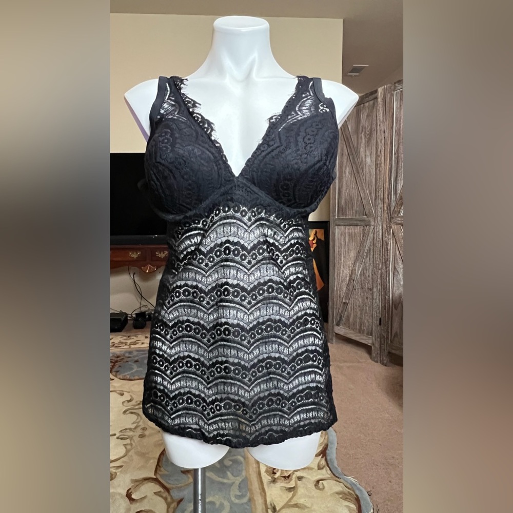 Black 38C Smart And Sexy Swim Top